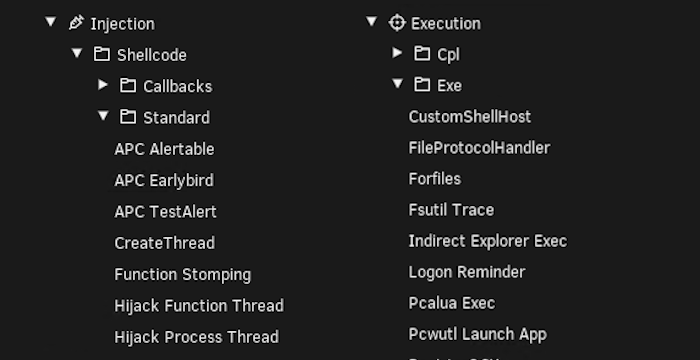 Extensive malware technique emulation library in Combat Theater