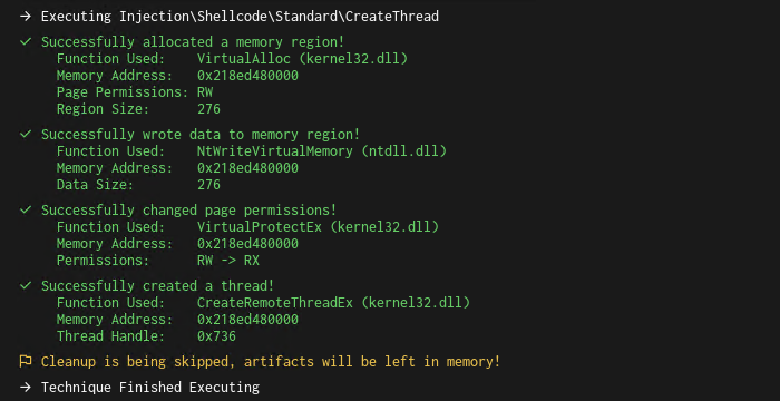 Combat Theater execution logging console for blue team validation